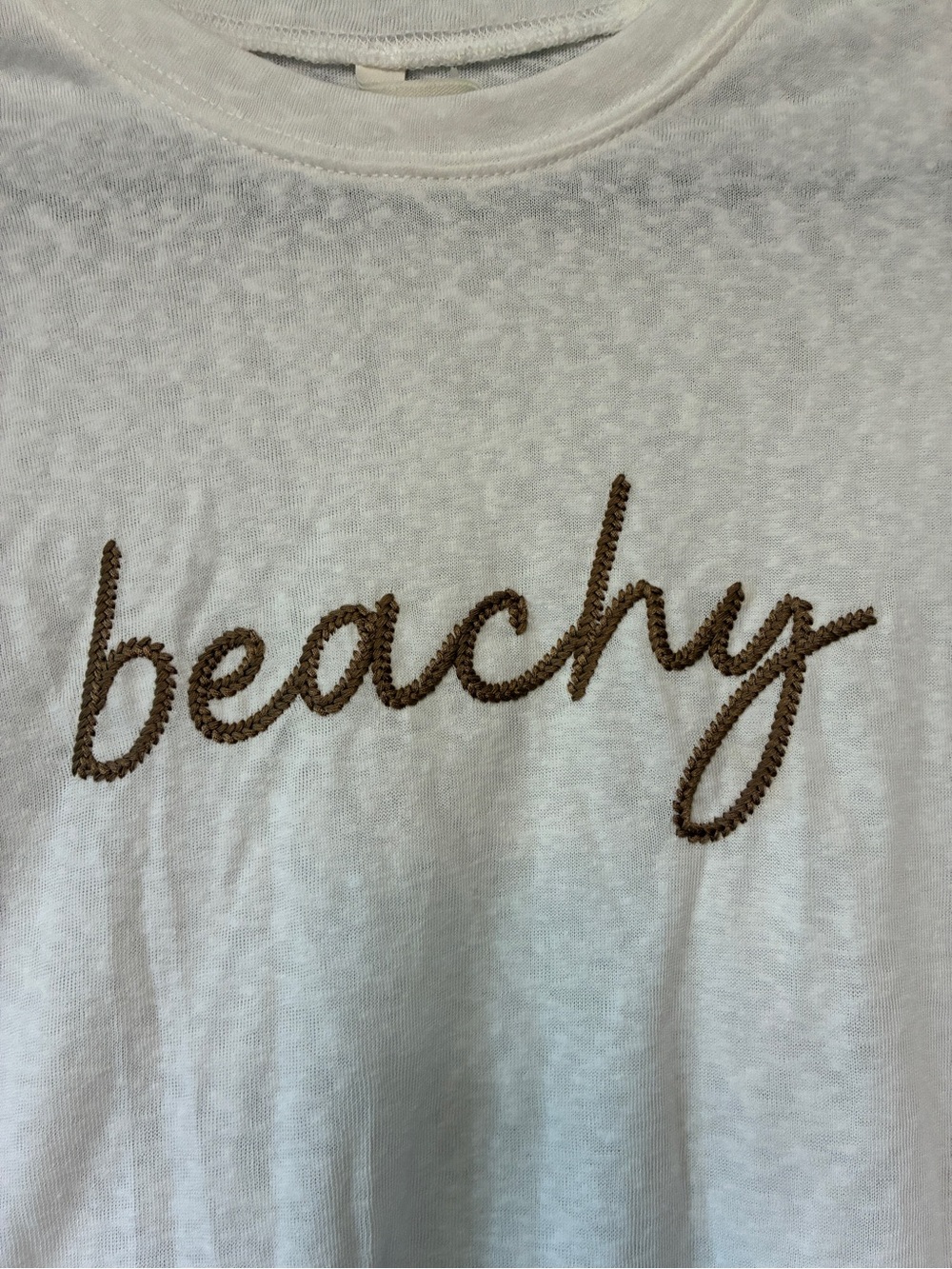 Beachy Script Tee - Picture 2 of 7